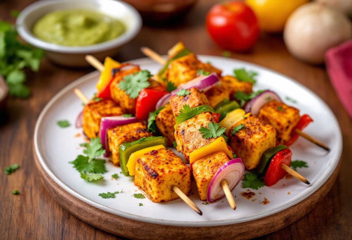 Achari Paneer Kebabs