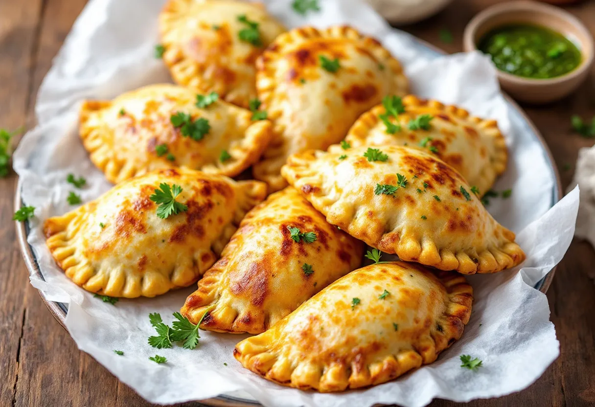 Ajo Chimichurri Empanadas recipe image