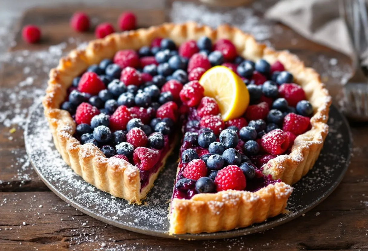 Alberta Prairie Wildberry Tart