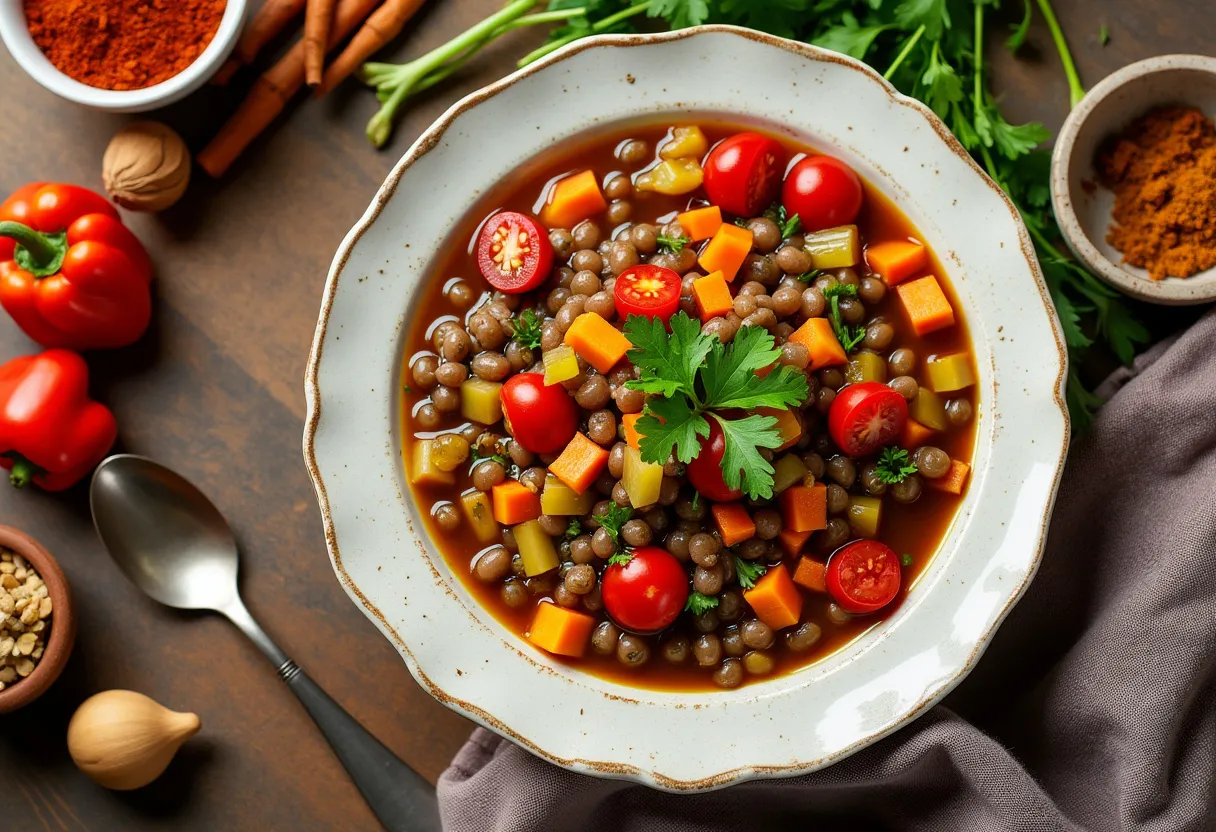 Alcazaba de Lentejas recipe image