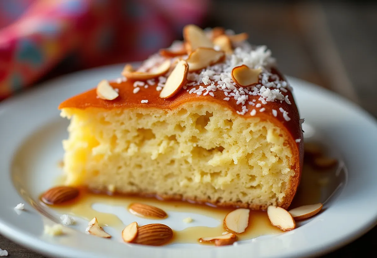 Algerian Basbousa  recipe image