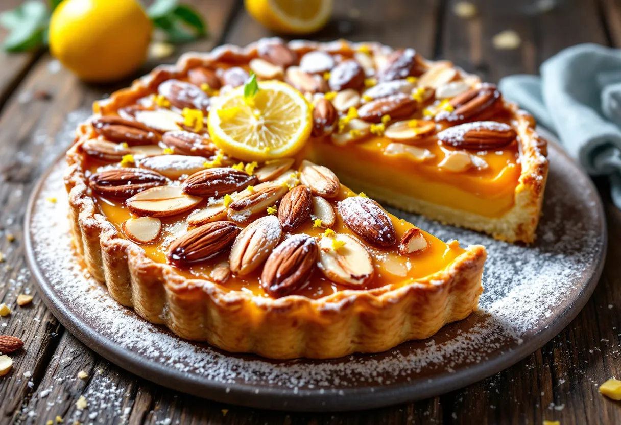 Alpine Almond Tart