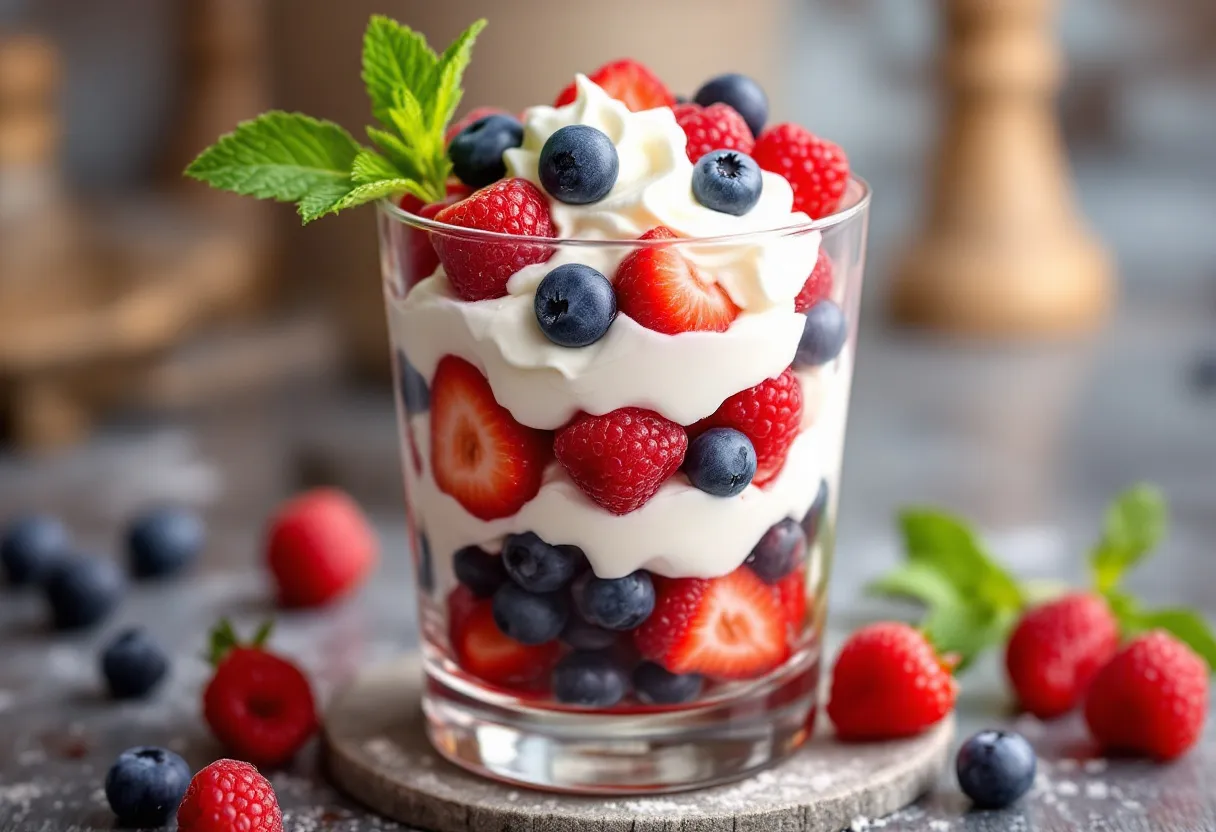 Alpine Berry Verrine recipe image