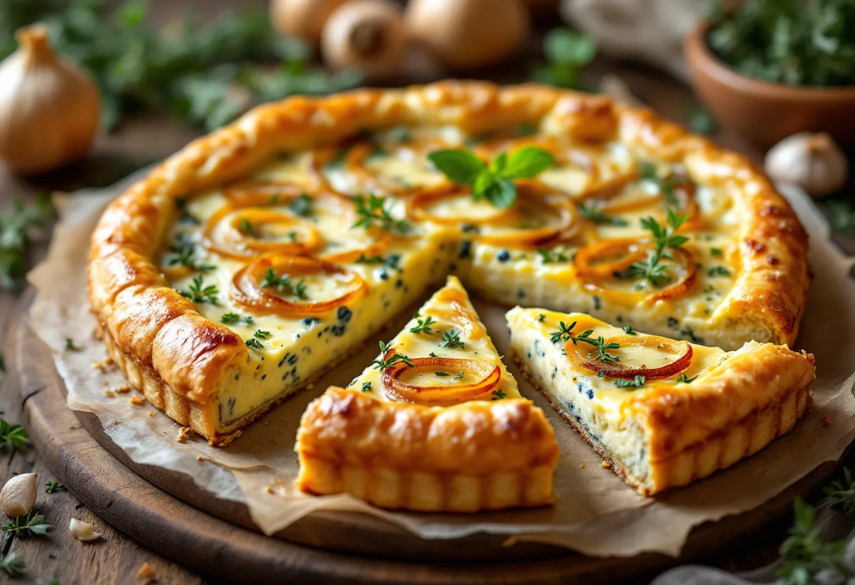 Alpine Tarte au Bleu recipe image