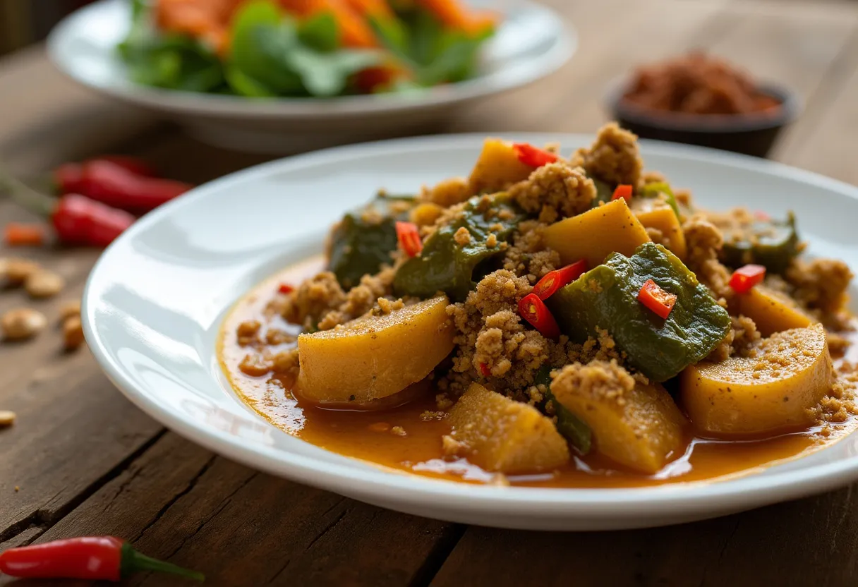 Amasaka Isombe recipe image