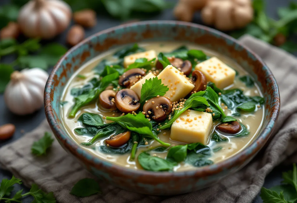 Amazake Spinach Stew