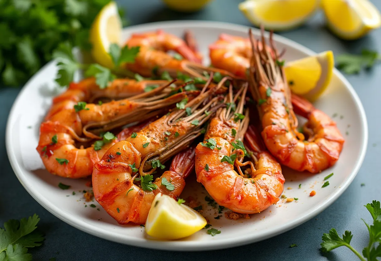 Andaman Grilled Prawns recipe image
