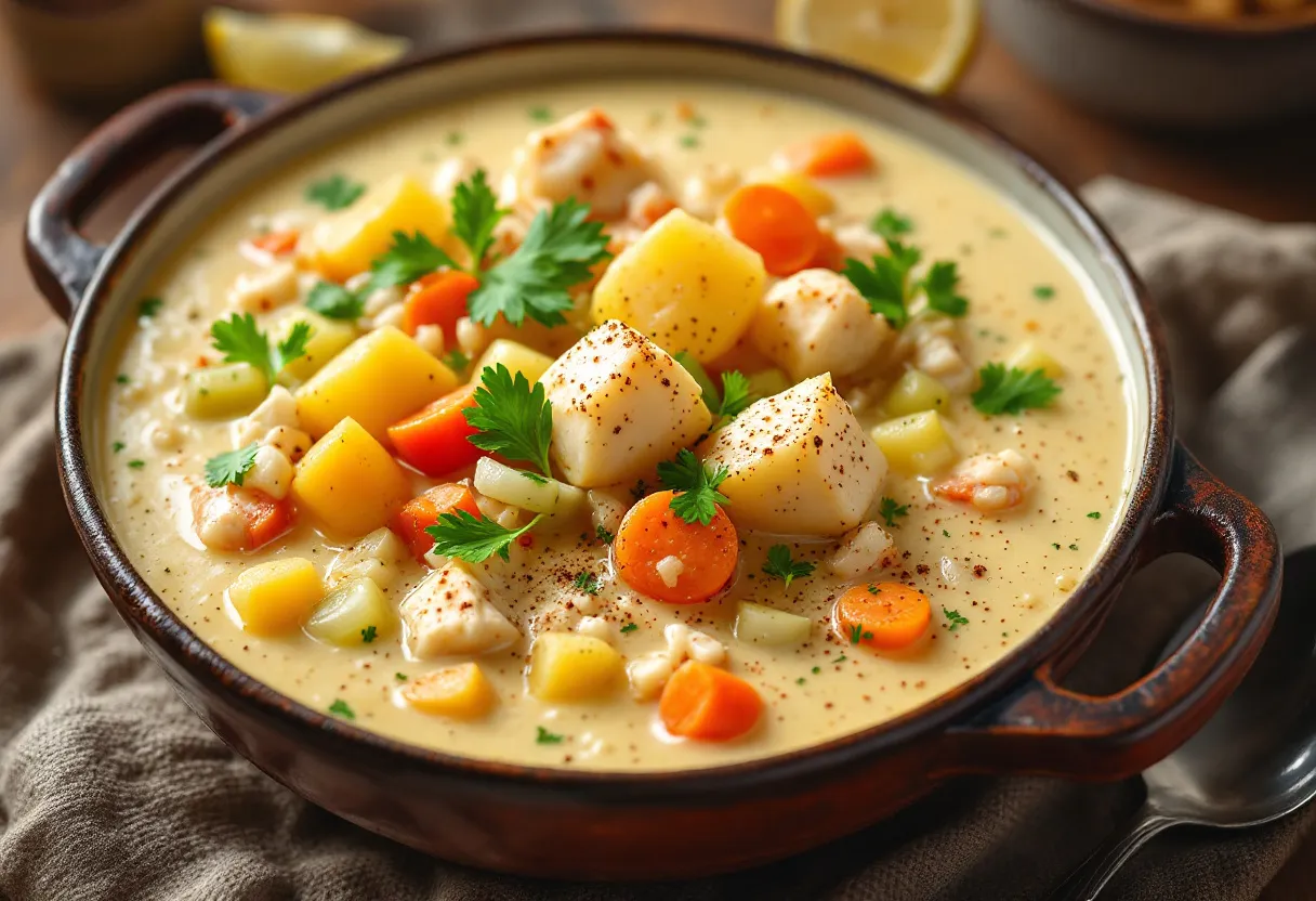 Antarctic Crab Chowder recipe image