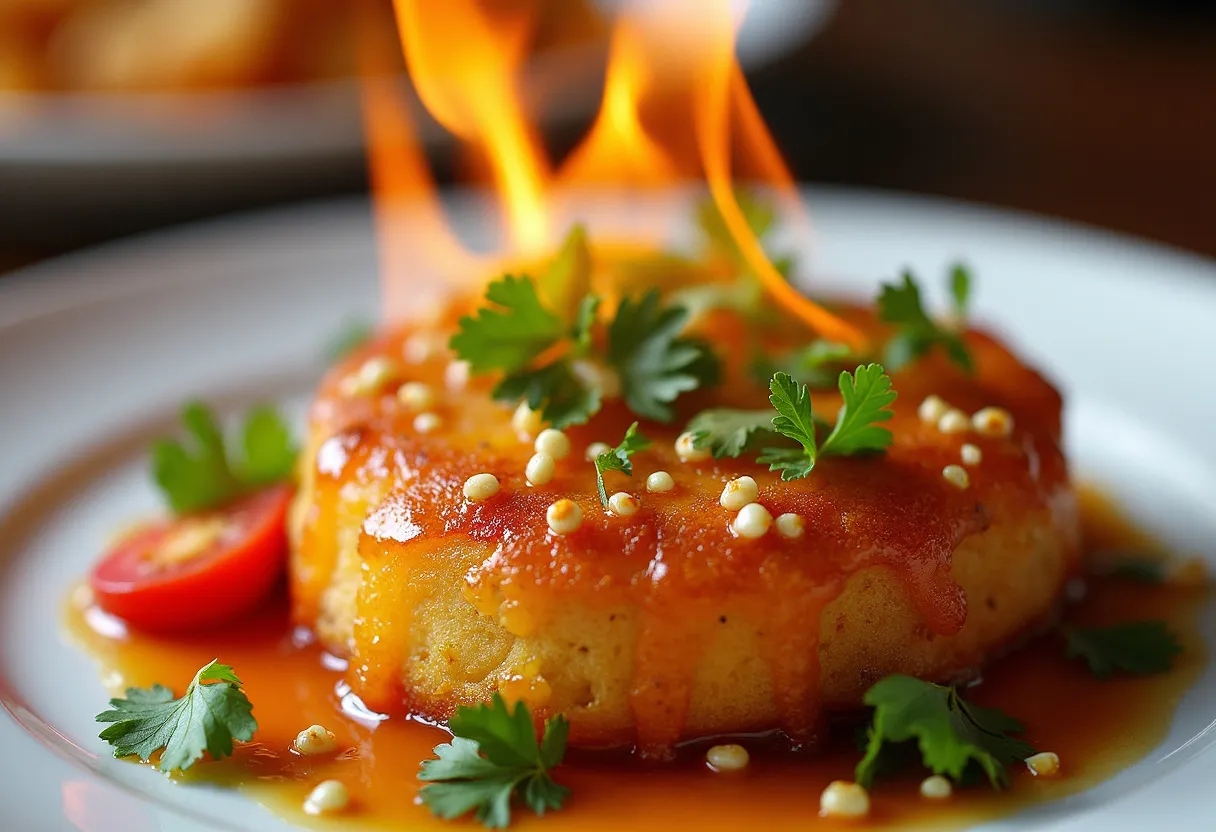 Athena's Flame Saganaki