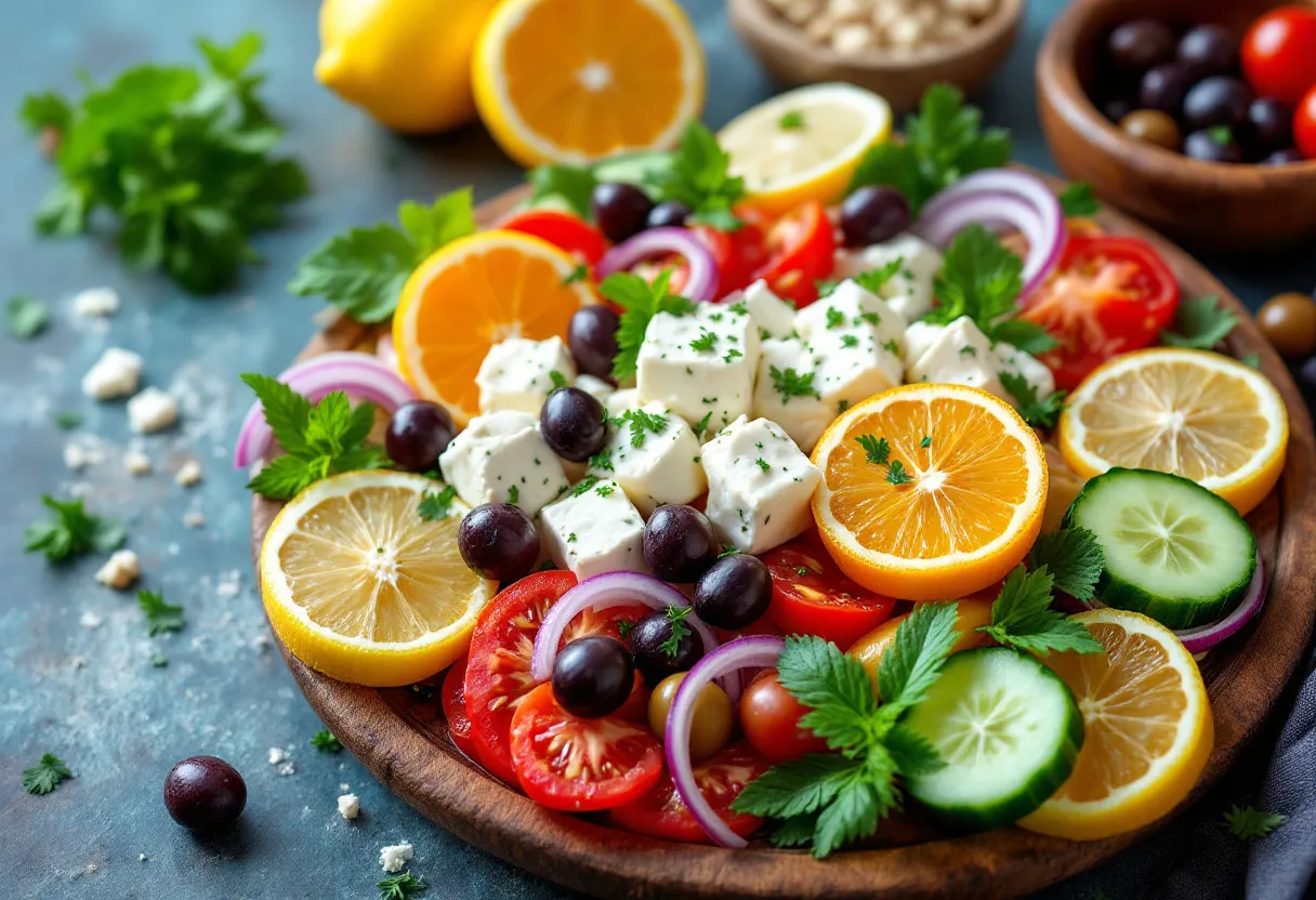 Athenian Citrus Mezze recipe image