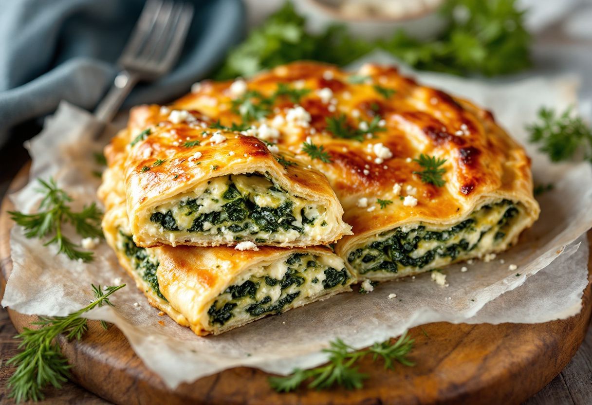 Athenian Spinach Pies recipe image