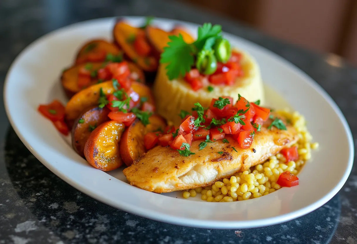 Attiéké Platter recipe image