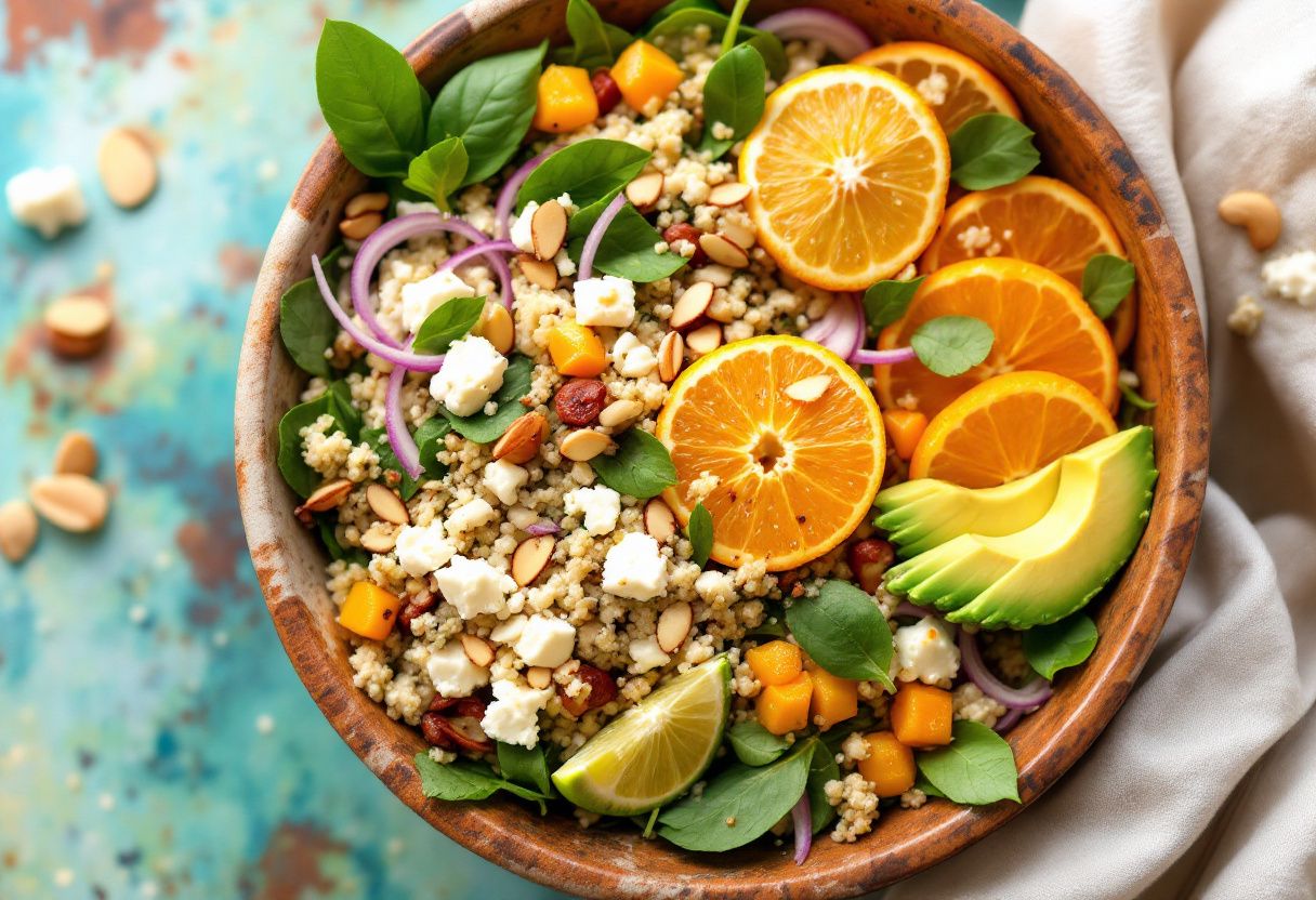 Avocado Citrus Quinoa Bowl