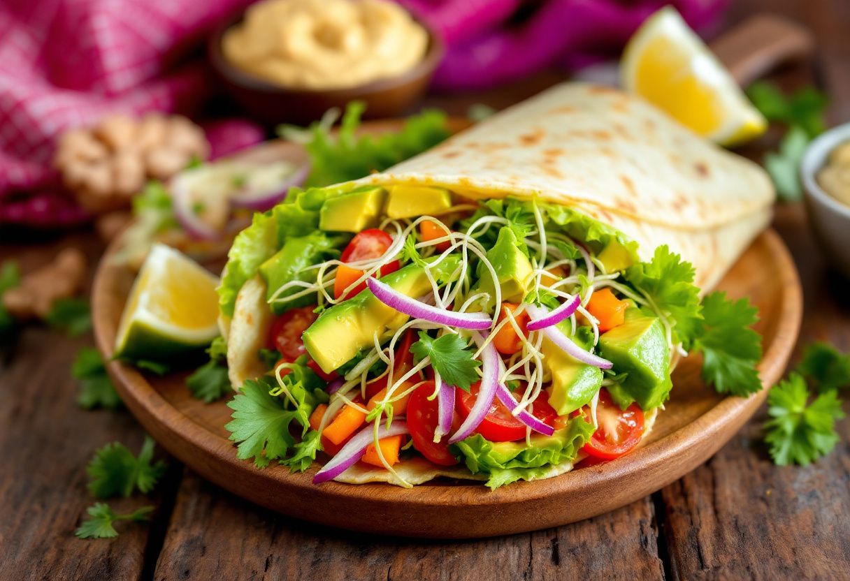 Avocado Sprout Wrap recipe image
