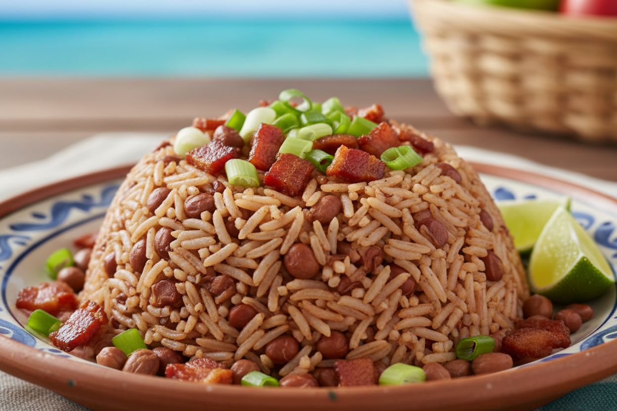 Bahamian Peas and Rice recipe image