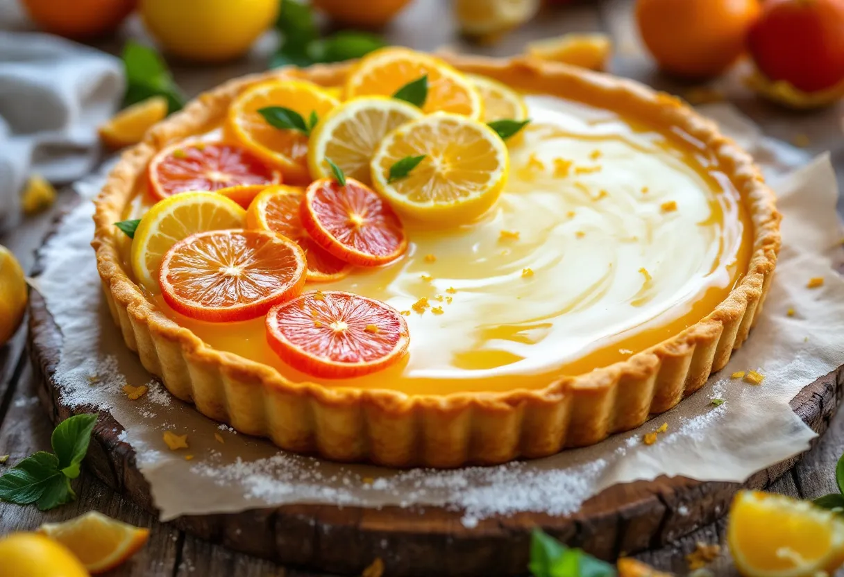 Bahian Citrus Tart recipe image