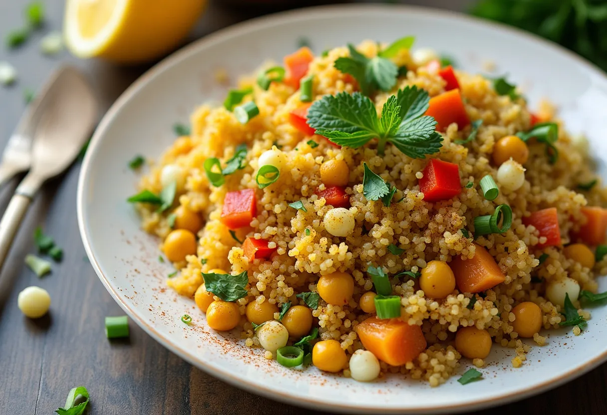 Bahr El-Gazal Citrus Couscous recipe image