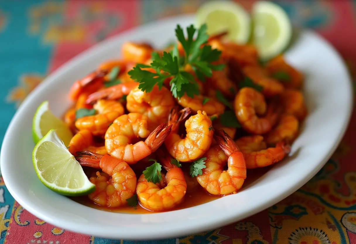 Bajan Pepper Shrimp recipe image