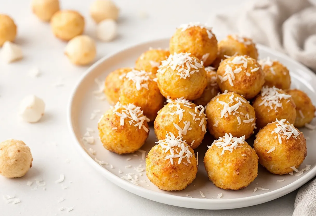 Baked Coconut Taro Bites