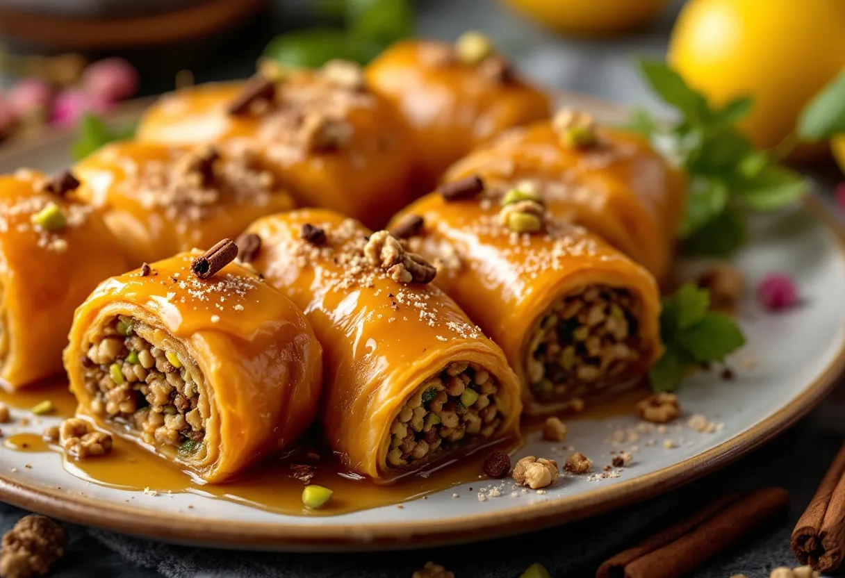 Baklava Rollos recipe image