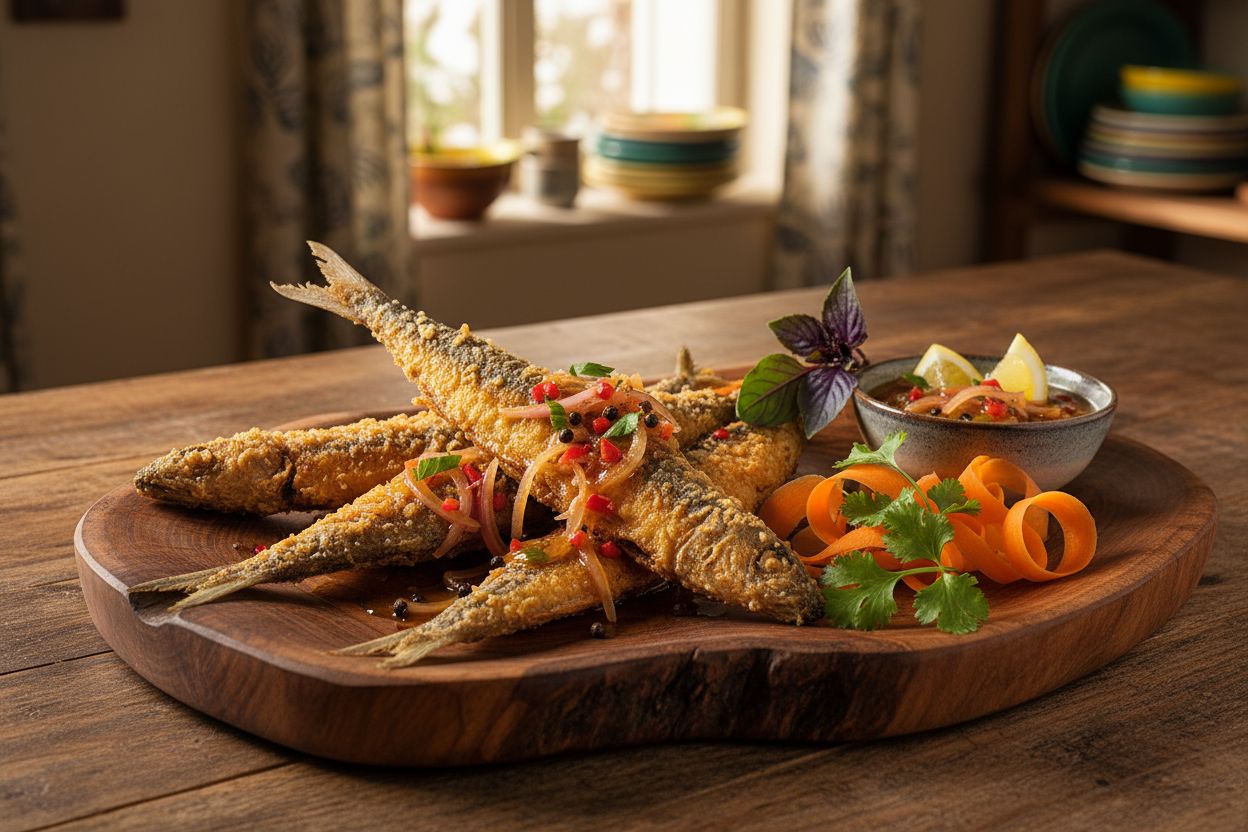 Balaou en escabèche recipe image