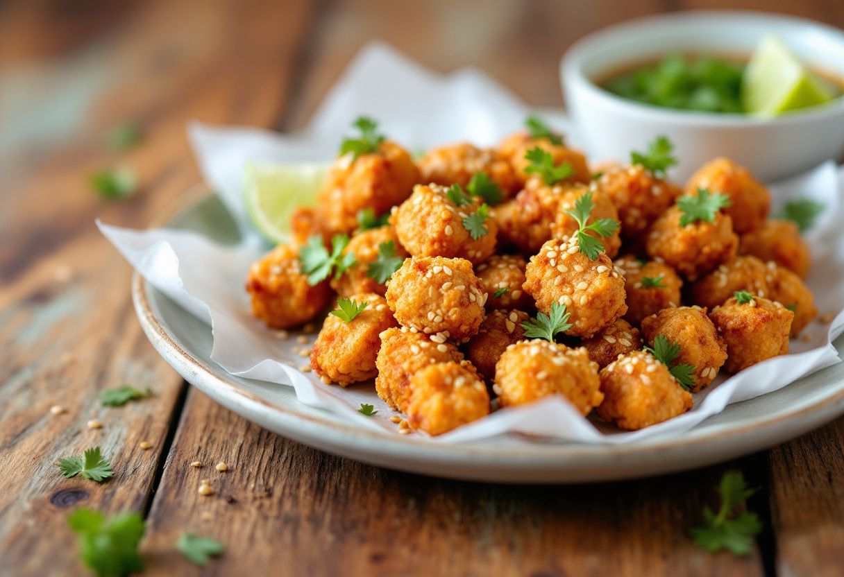 Bangkok Sesame Bites recipe image