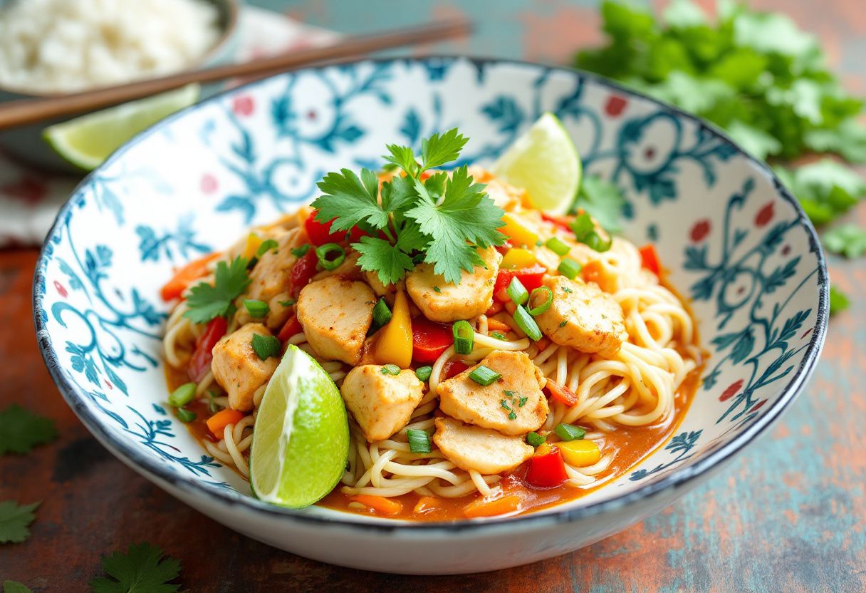 Bangkok Spice Noodles recipe image