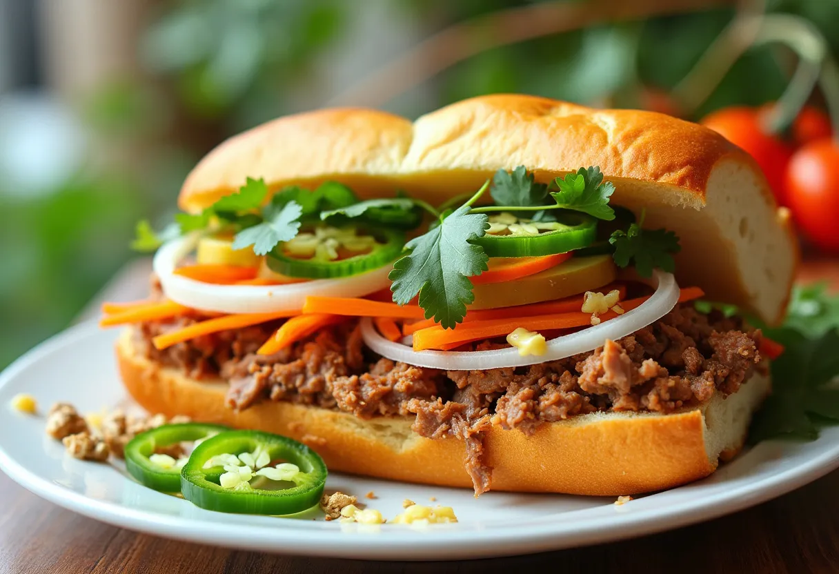 Bánh Mì Kẹp Thịt