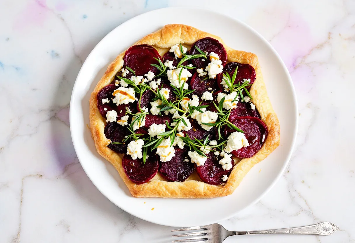 Barwon Blue Beet Tart