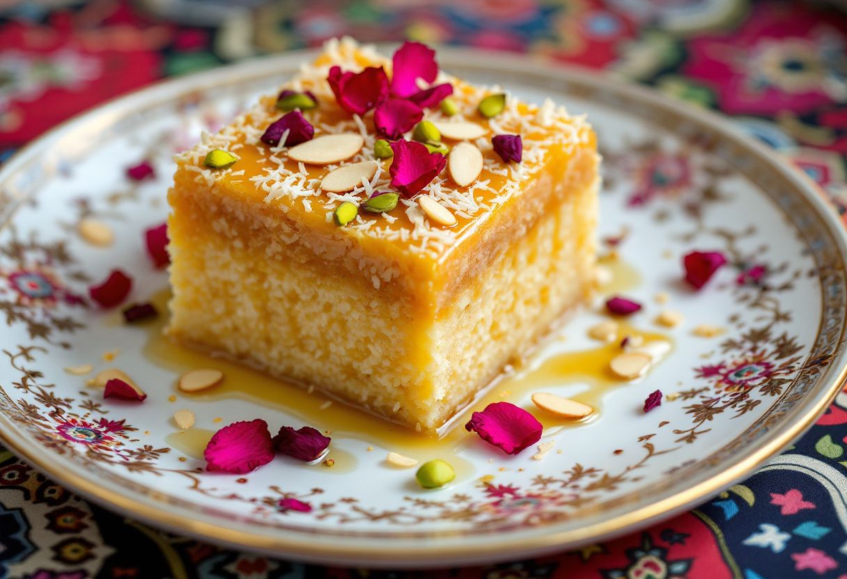 Basbousa Royale recipe image