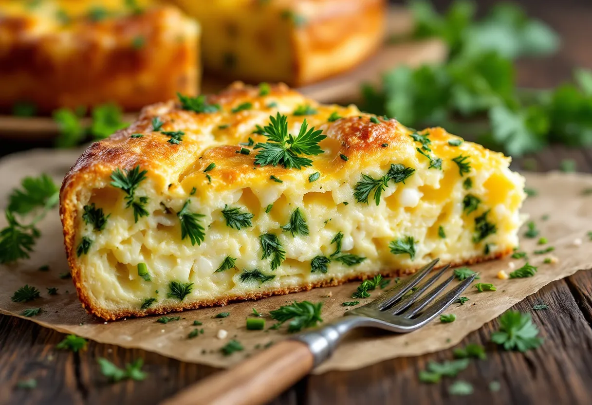 Bavarian Kräuterkuchen recipe image