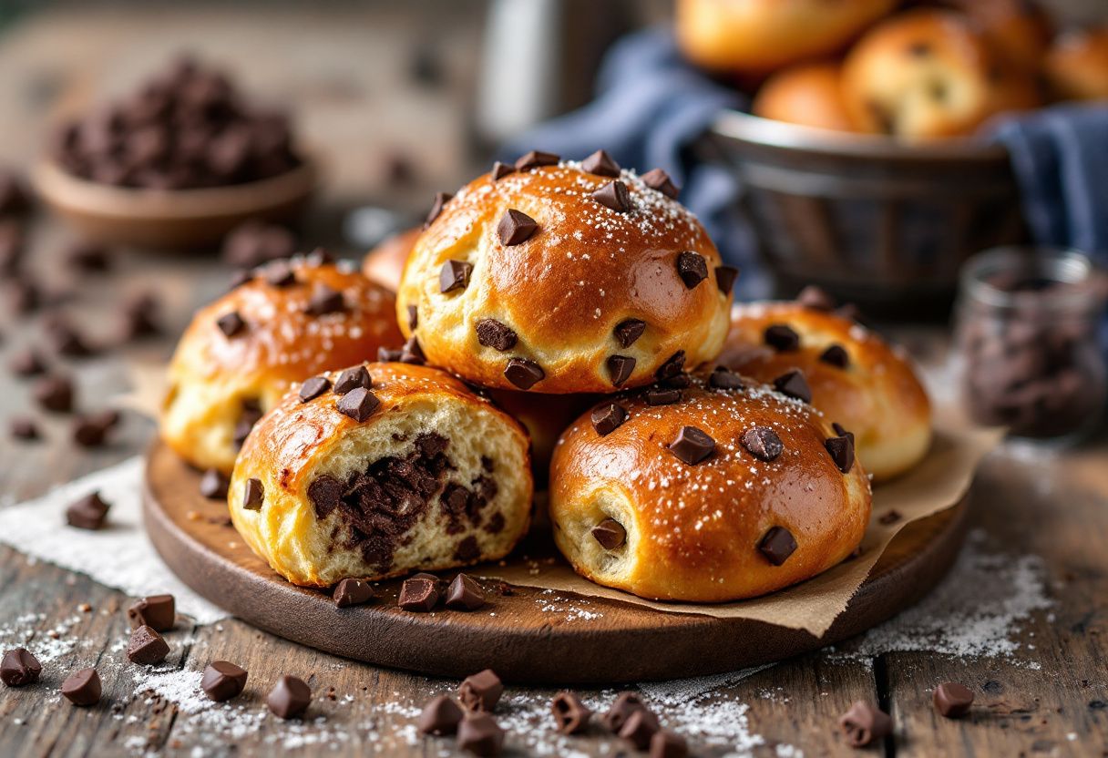 Bavarian Schokobrötchen