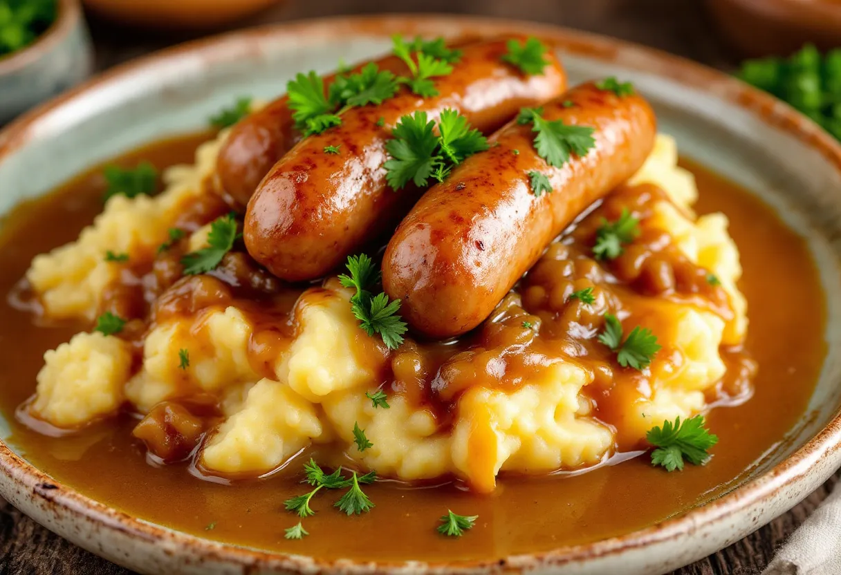 Belfast Banger Mash recipe image