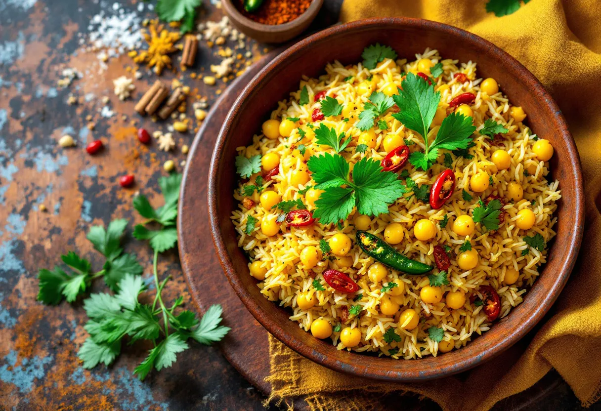 Bengali Herb Khichuri recipe image