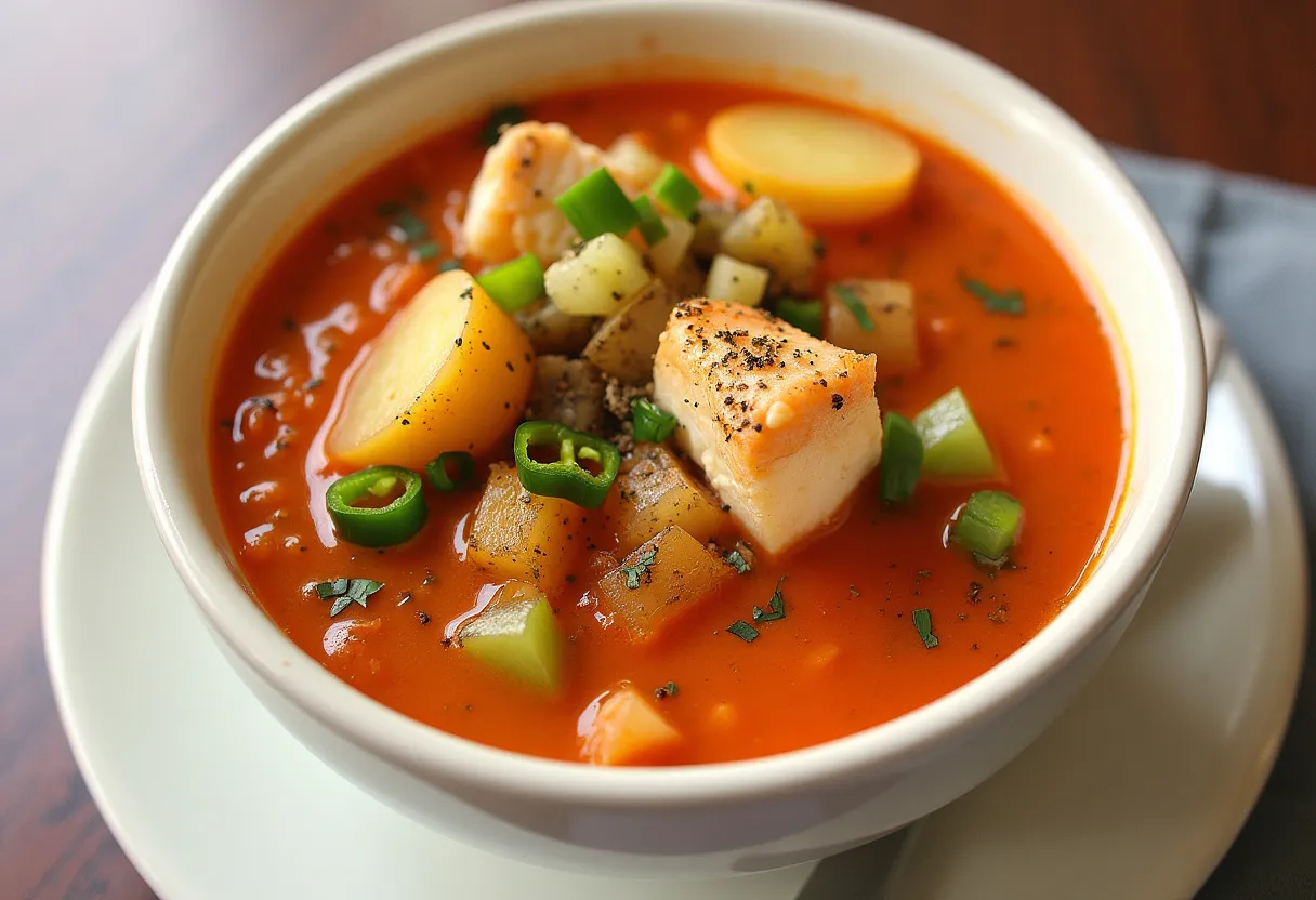 Bermuda Spiced Fish Chowder recipe image