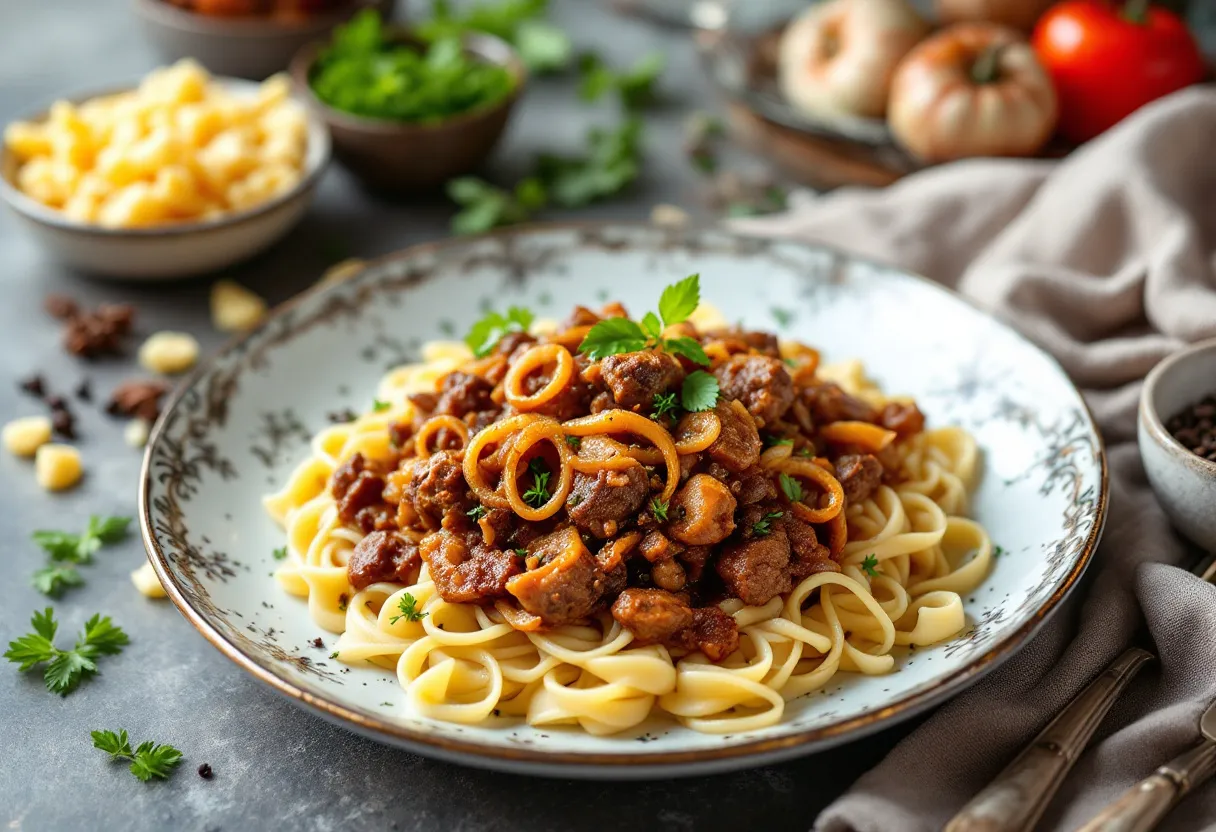 Beshbarmak Symphony recipe image