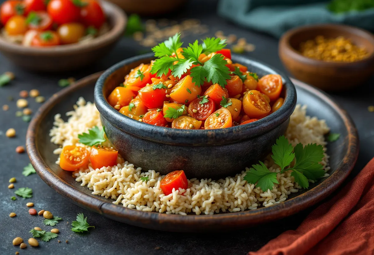 Bhapa Tomator Roshan recipe image