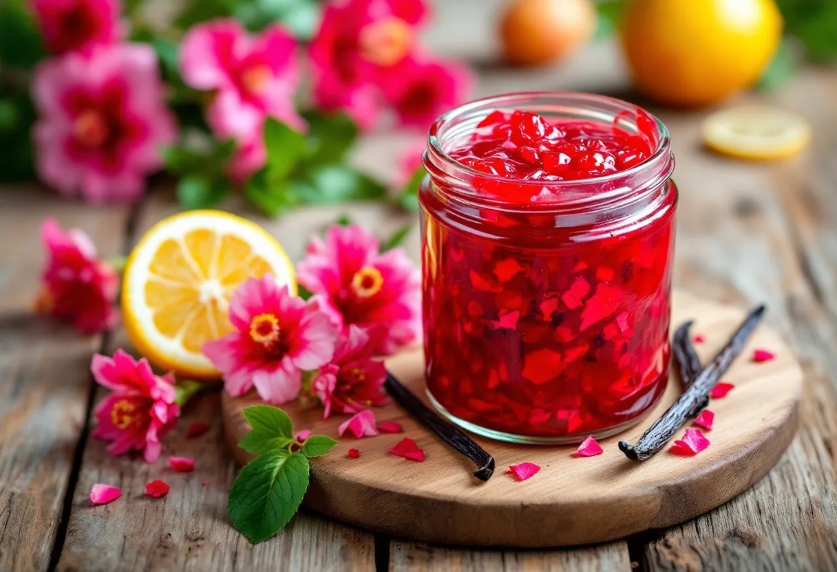 Bissap Confiture recipe image