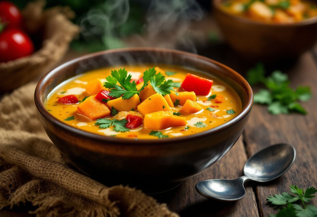 Bissap Fusion Chowder recipe image