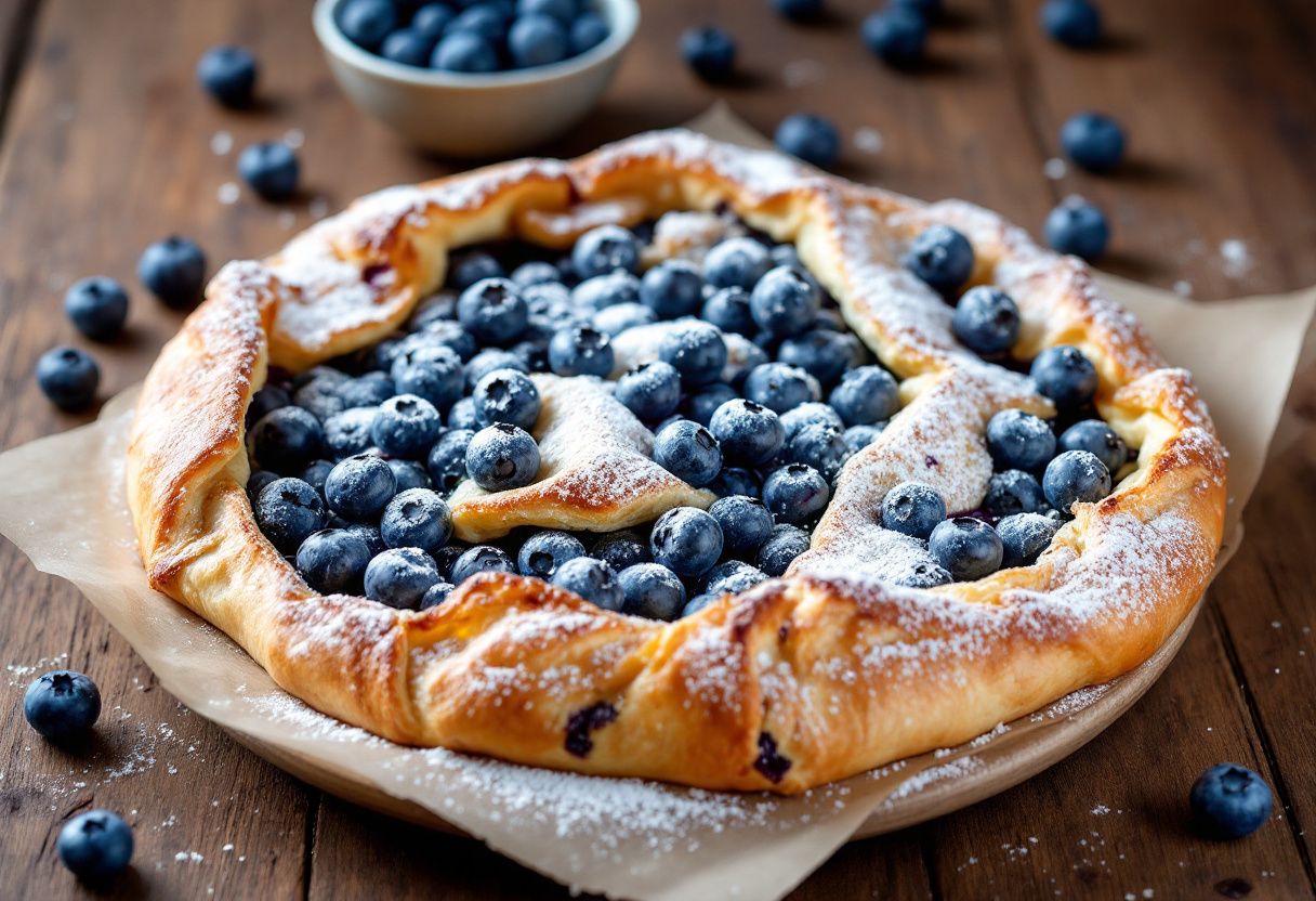 Blåbärspaj recipe image