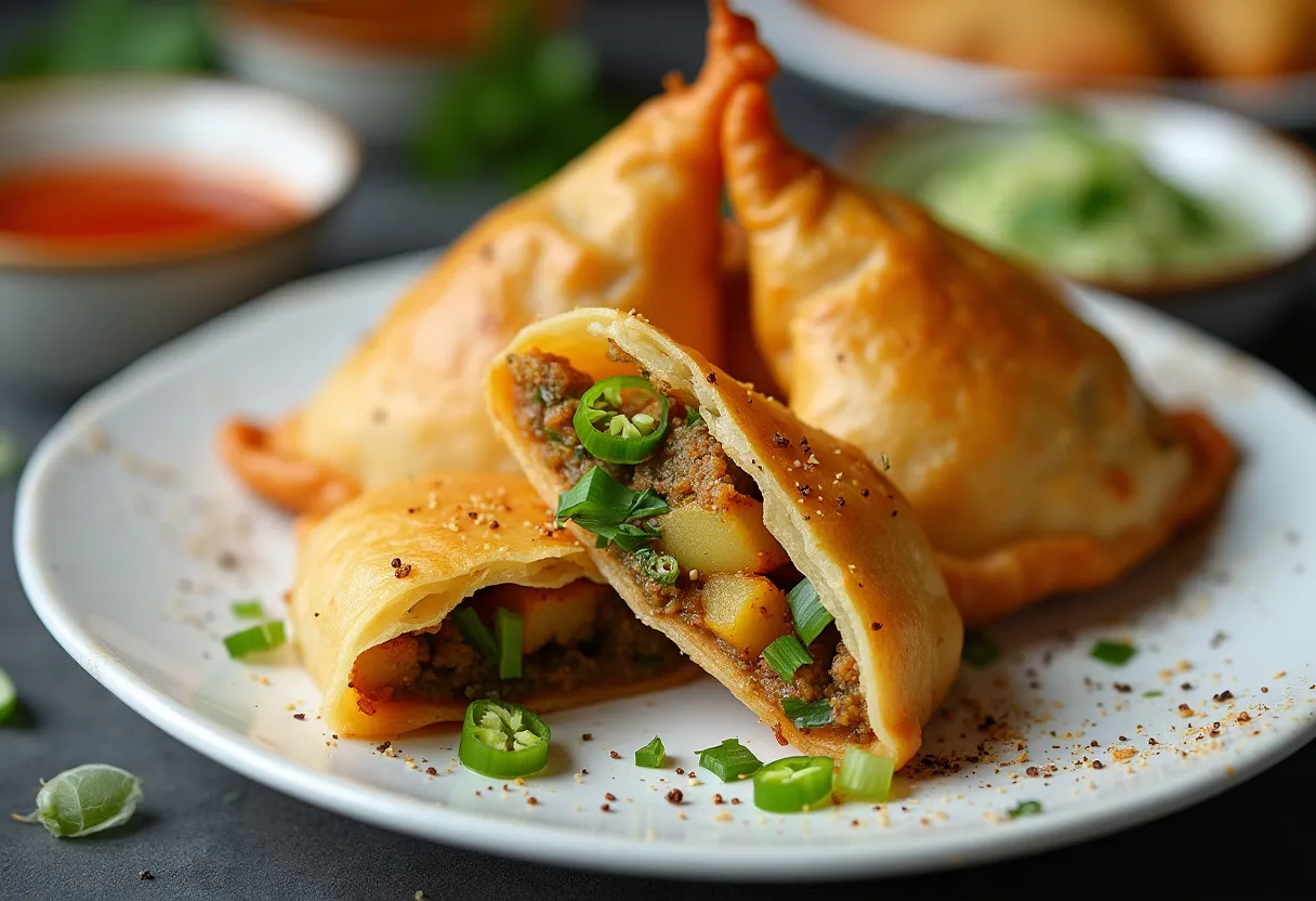 Bolani Samosa recipe image