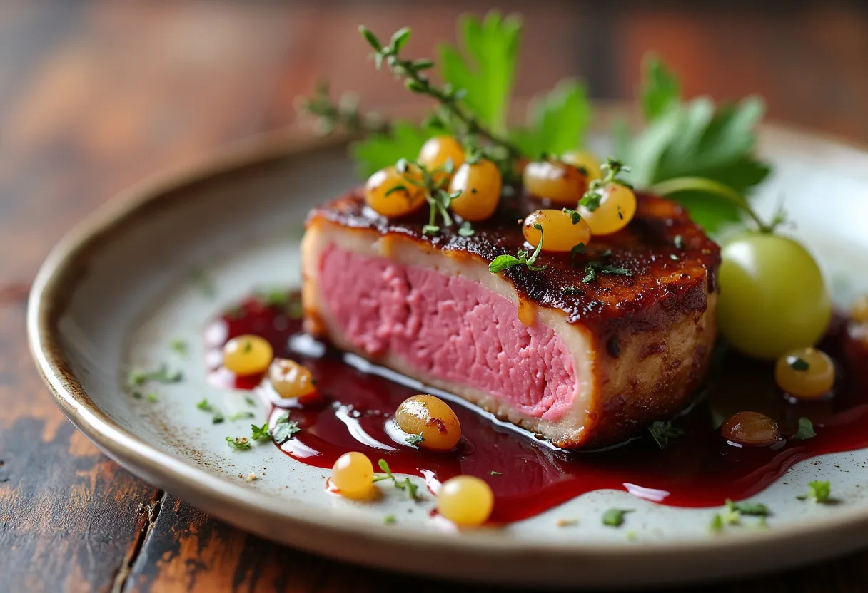 Bordeaux Foie Gras Medallions recipe image