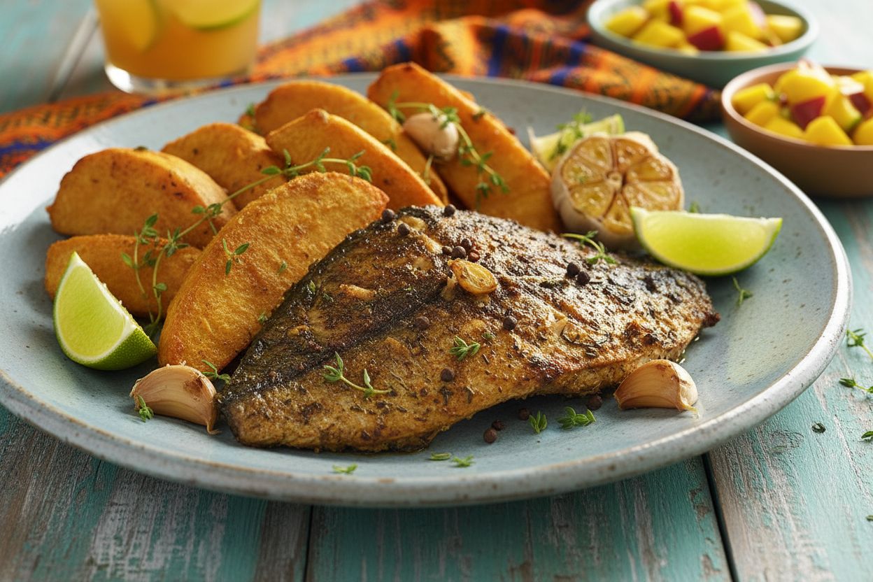 Breadfruit and Jackfish recipe image