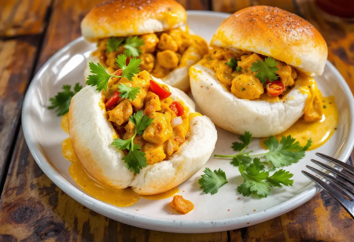 Bunny Chow Bun Bites