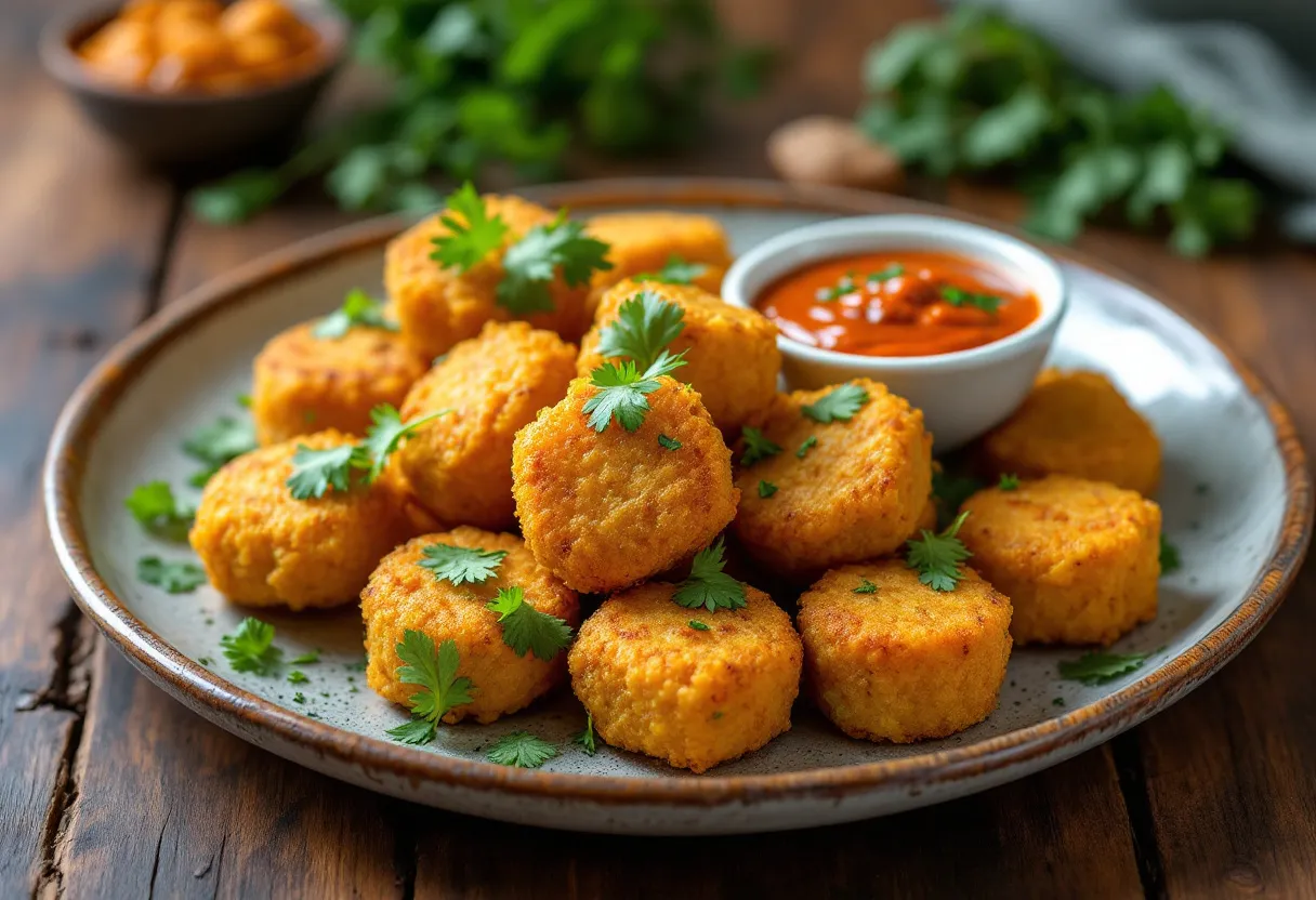 Burmese Besan Bites recipe image
