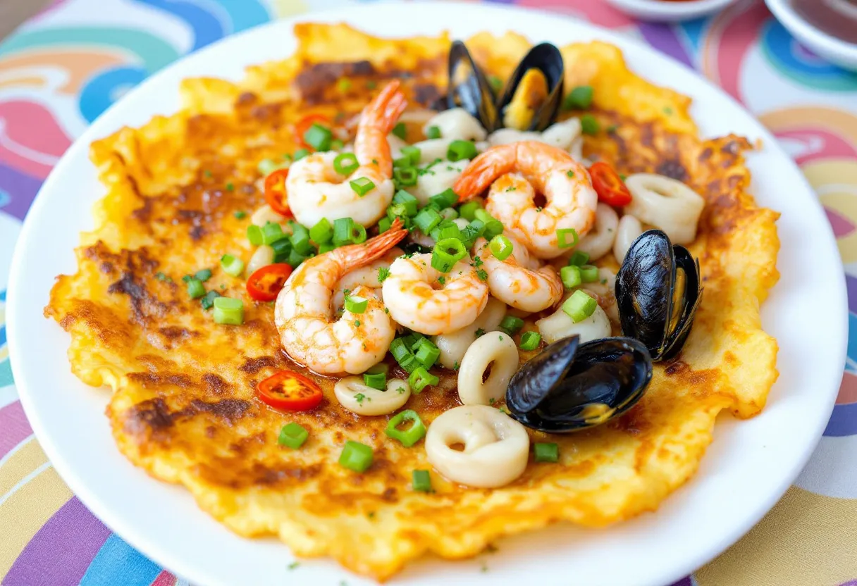 Busan Seafood Pancake recipe image