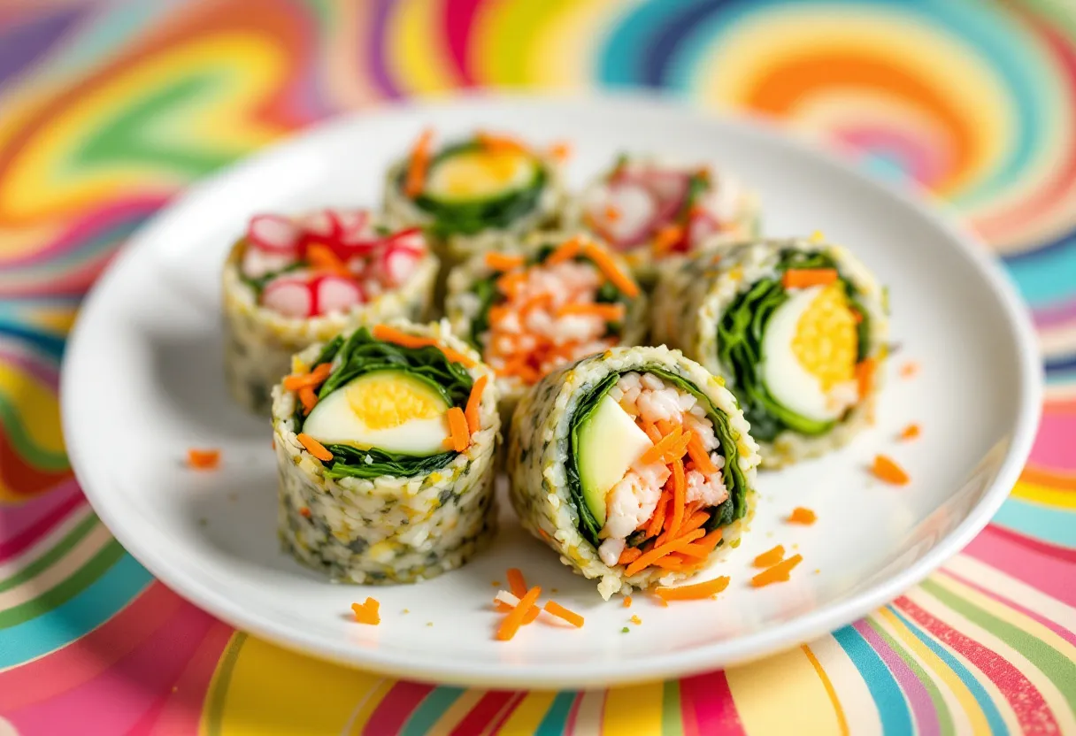 Busan Tea Kimbap recipe image