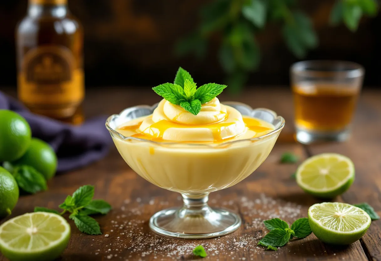 Caipirinha Pudding