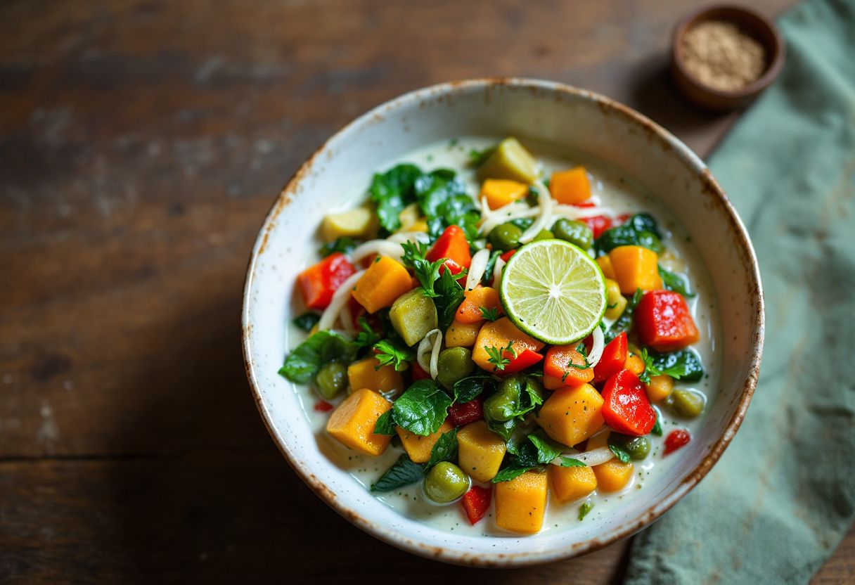 Callaloo and Coconut Stew recipe image