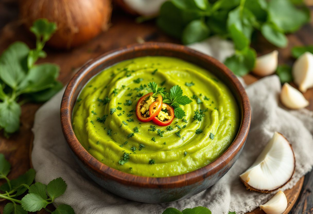 Callaloo Purée recipe image